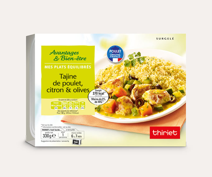 Plats cuisinés - 1 part Lot de 2 barquettes ou sachets
