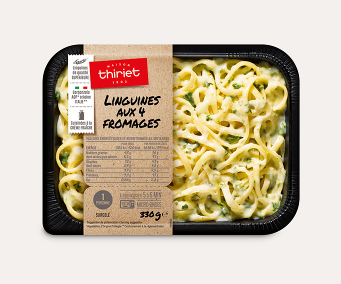 Linguines aux 4 fromages