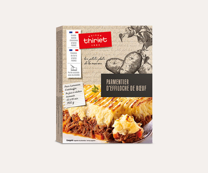 Parmentier d'effiloché de bœuf