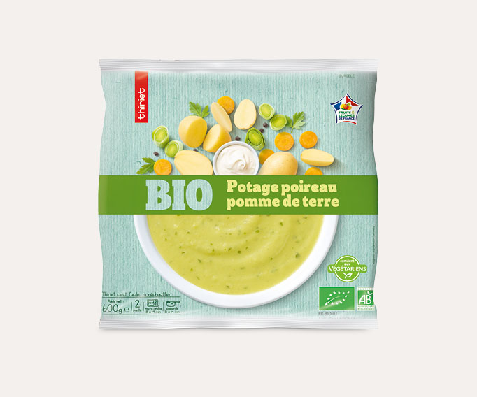 Potage poireau/pomme de terre biologique