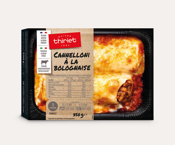 Cannelloni à la bolognaise