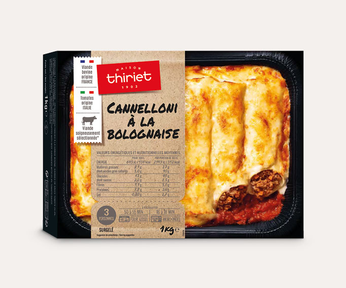 Cannelloni à la bolognaise