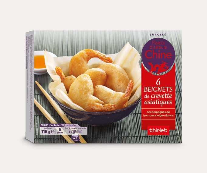 6 Beignets de crevette asiatiques