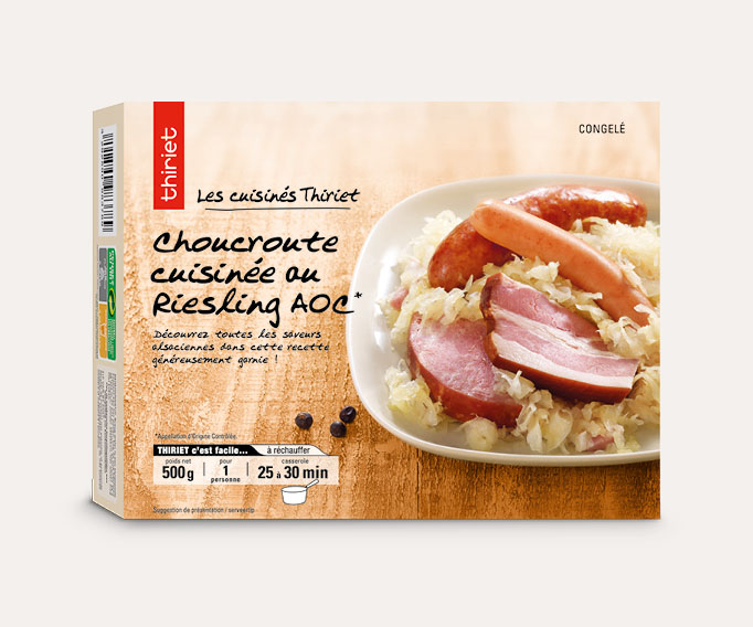 Choucroute cuisinée au Riesling