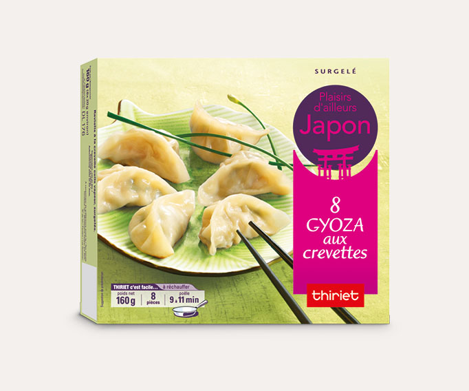 8 Gyoza aux crevettes