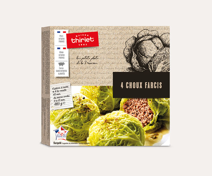 4 Légumes farcis Lot de 2 boîtes au choix