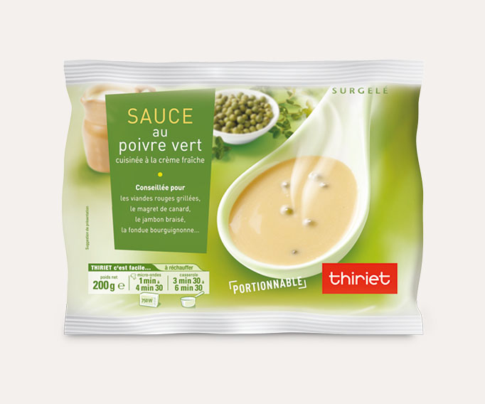 Sauce au poivre vert
