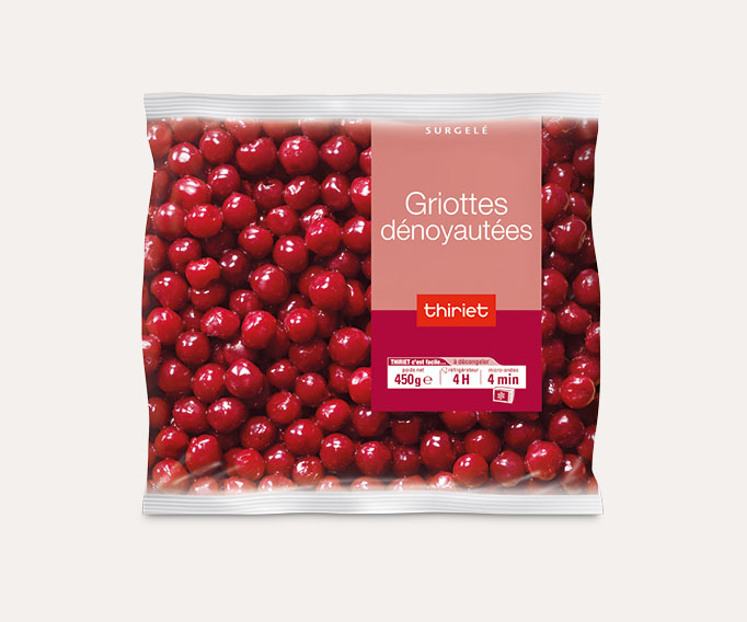 Griottes dénoyautées
