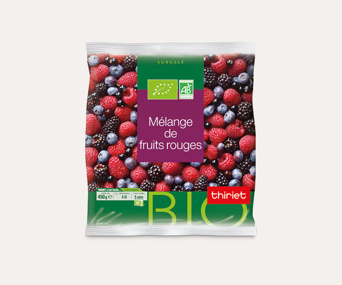 Mélange de fruits rouges biologiques