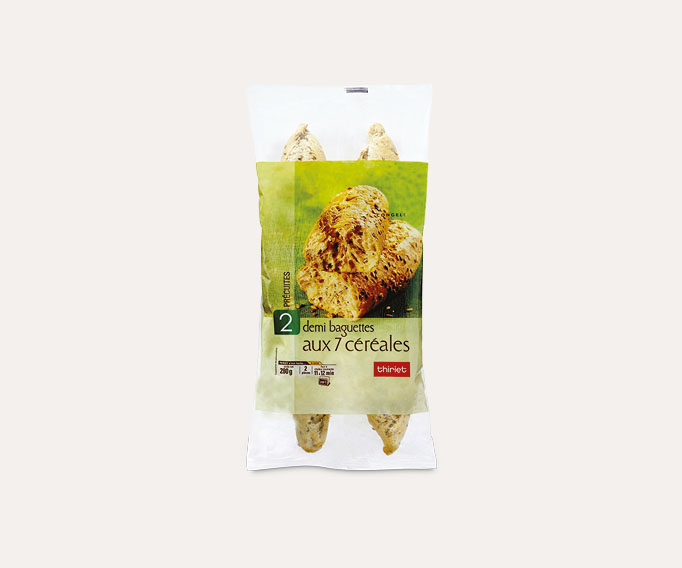 2 Demi baguettes aux 7 céréales
