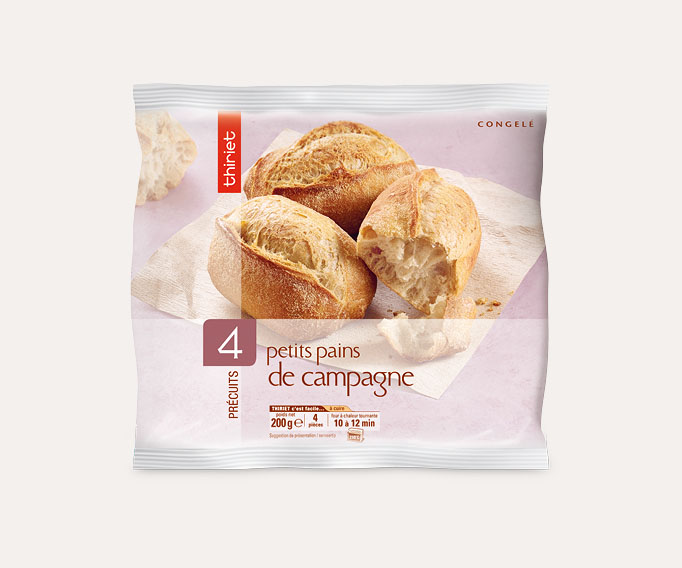 4 Petits pains de campagne