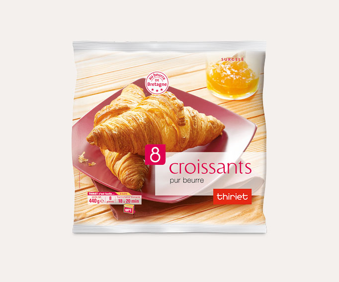 8 Croissants pur beurre
