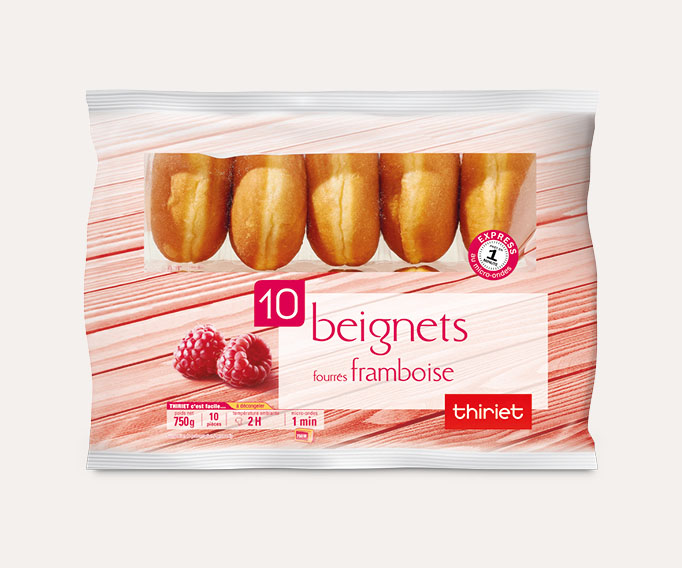 10 Beignets fourrés framboise