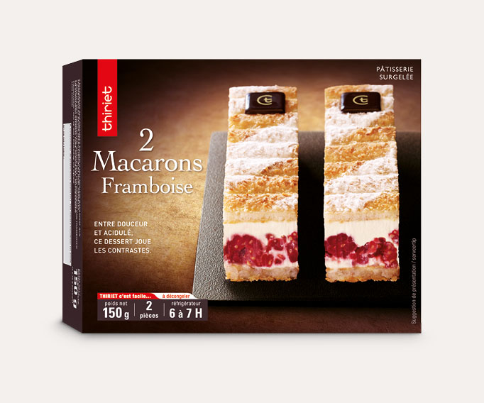 2 Macarons framboise