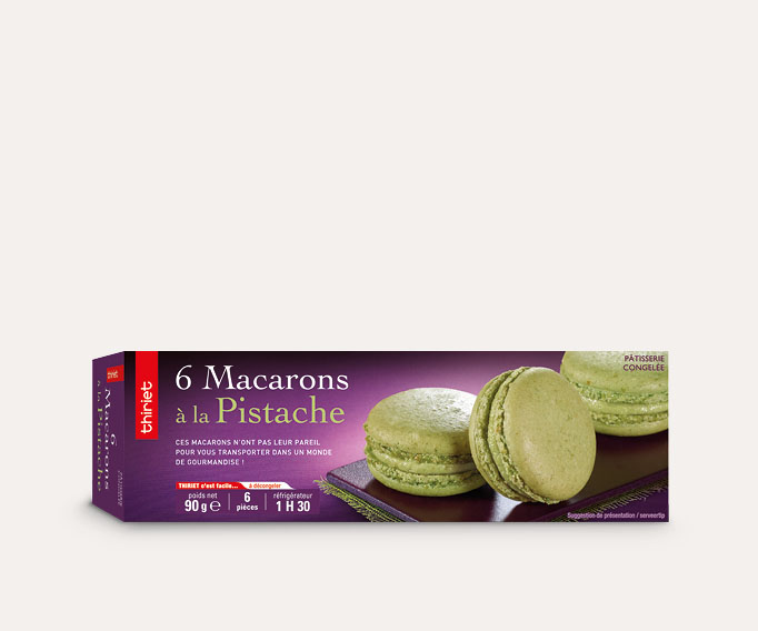 6 Macarons à la pistache