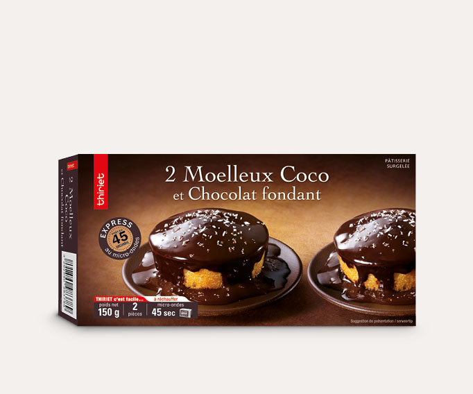 2 Moelleux coco et chocolat fondant