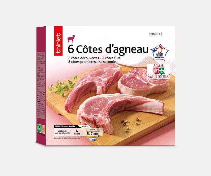 6 Côtes d’agneau