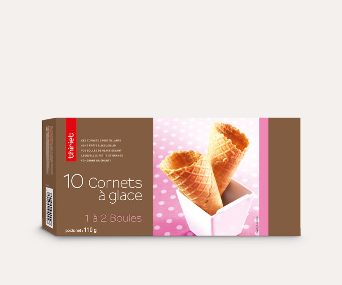 10 à glace 1 à 2 boules surgelé, gamme Pains, viennoiseries sur