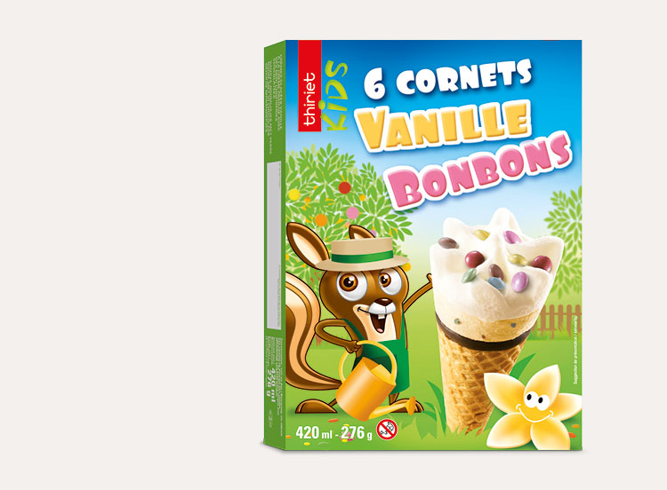 6 Vanille/Bonbons Maison Thiriet, vos surgelés en ligne.