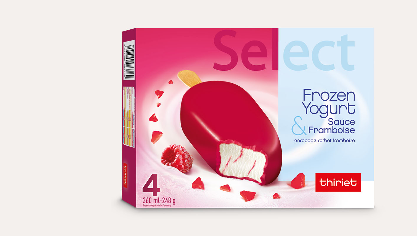 4 Select™ Frozen Yogurt framboise
