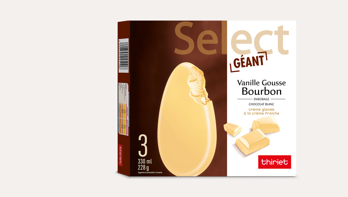 3 Select™ Géant Vanille gousse