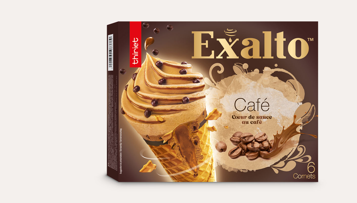 6 Cornets Exalto™ Café arabica/Saveur moka