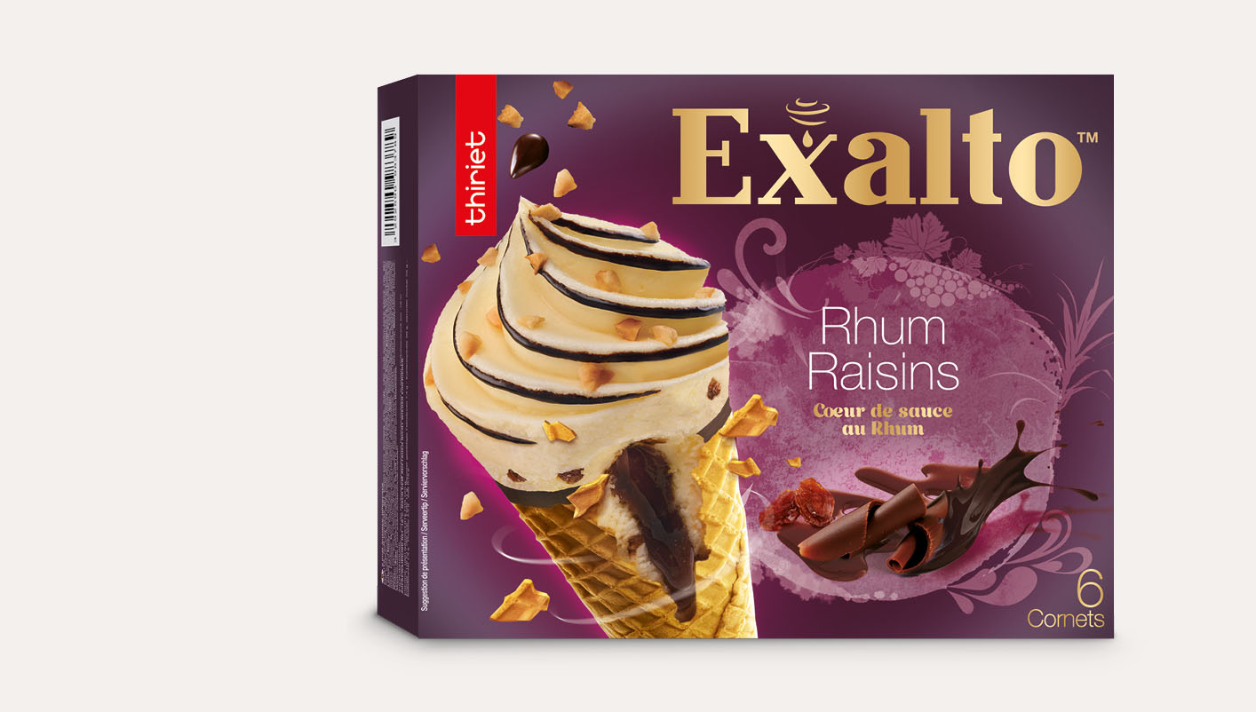 6 Cornets Exalto™ Rhum/Raisins