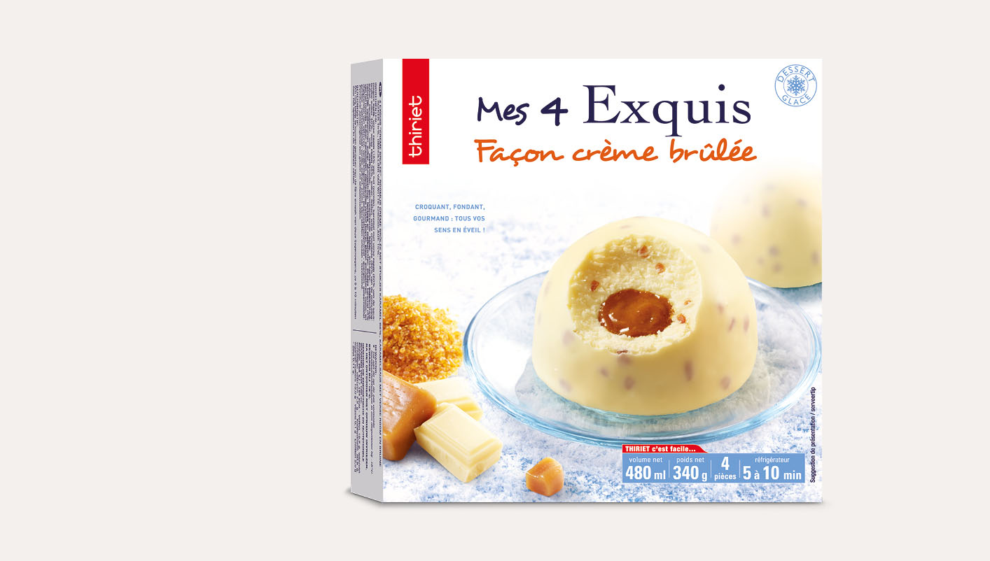 4 Exquis Façon crème brûlée