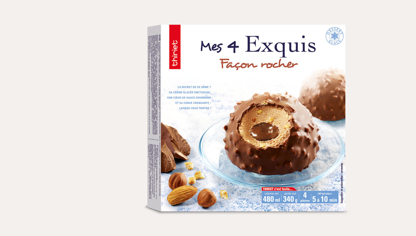 4 Exquis Façon rocher