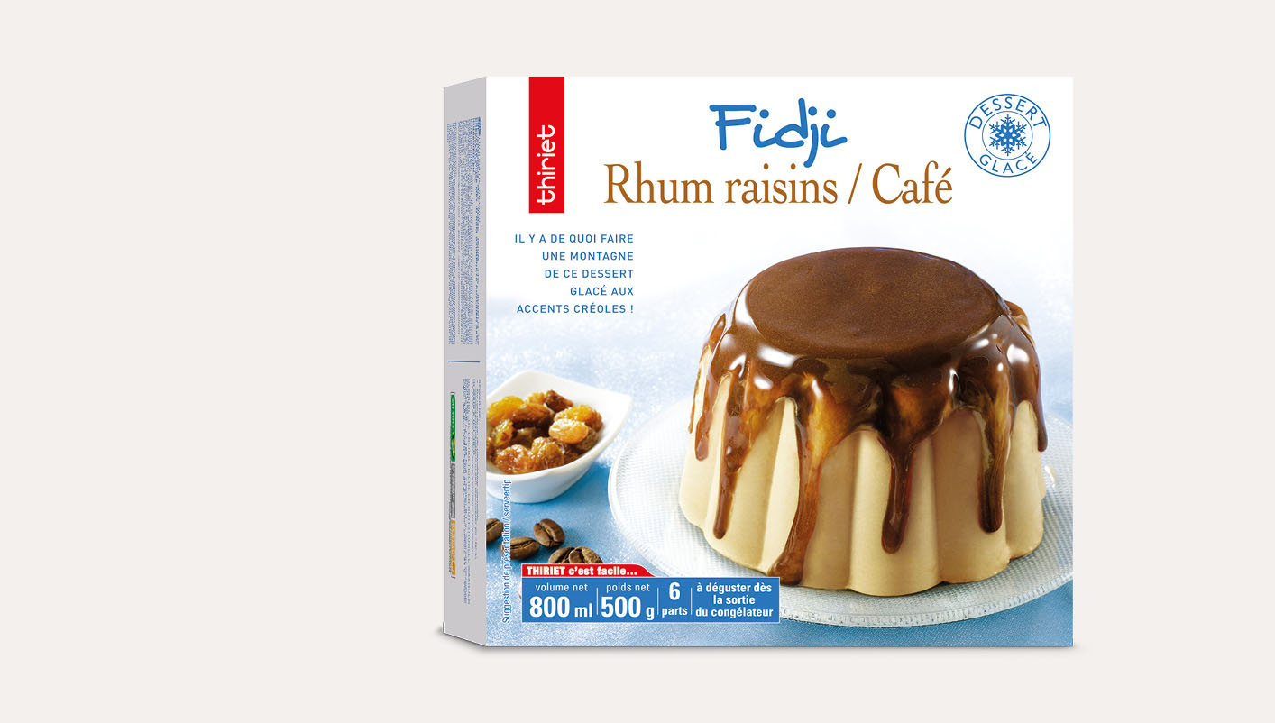 Fidji rhum raisins/café