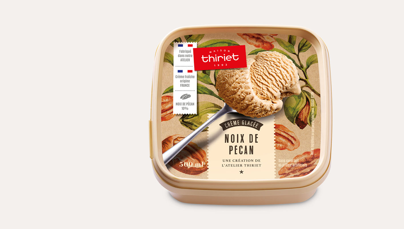 Crème glacée Noix de pécan