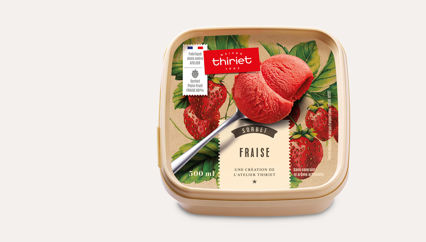 Sorbet Plein Fruit Fraise