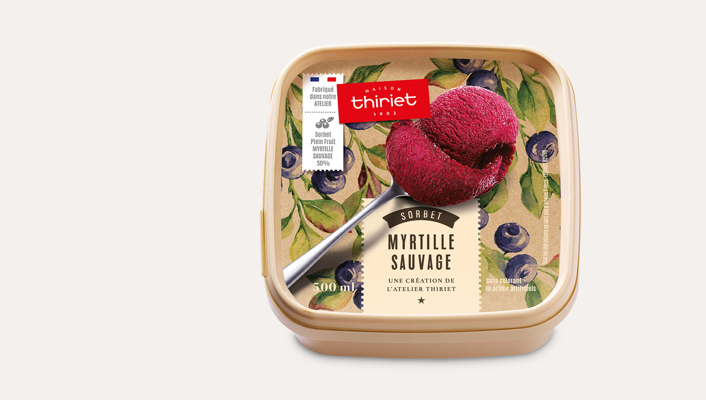 Sorbet Plein Fruit Myrtille sauvage