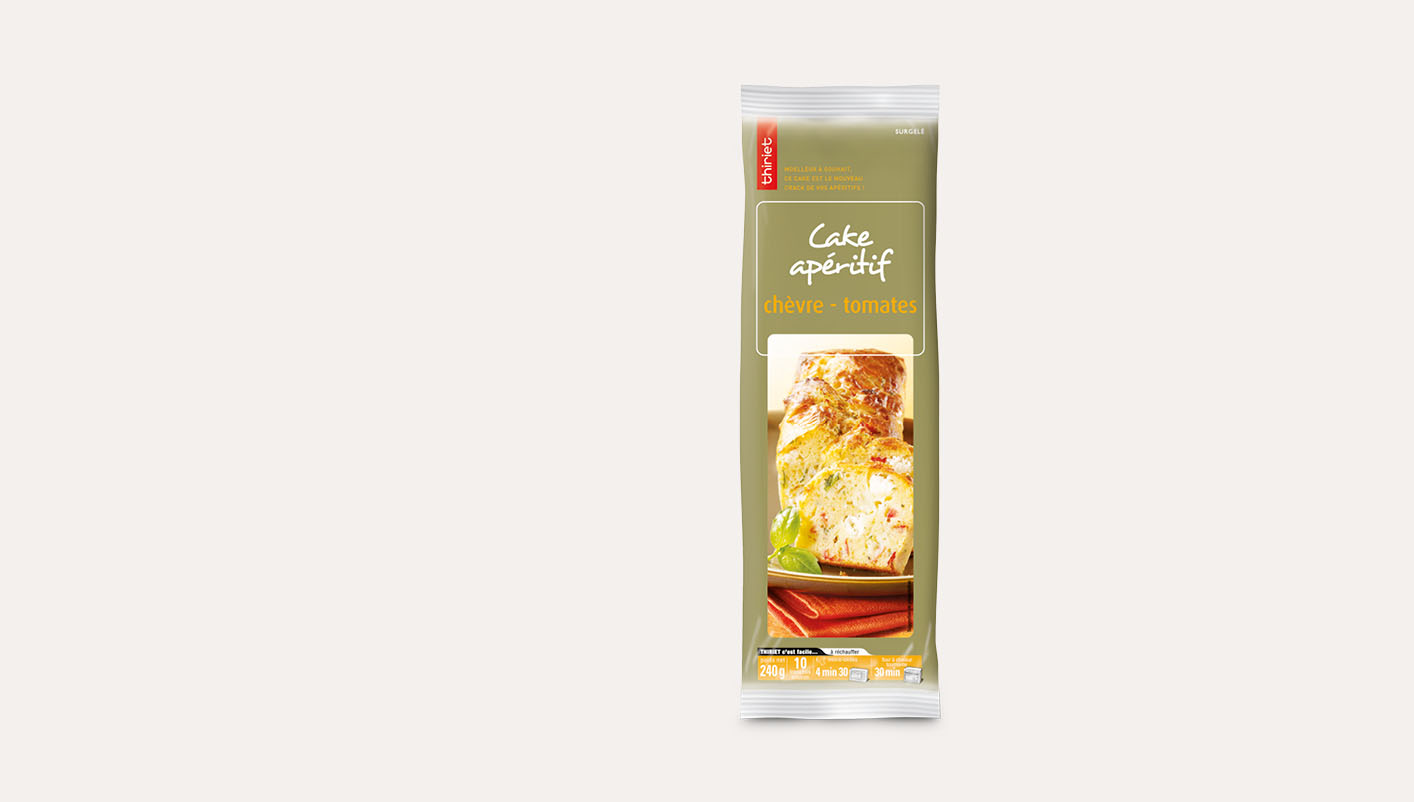 Cake apéritif chèvre/tomates