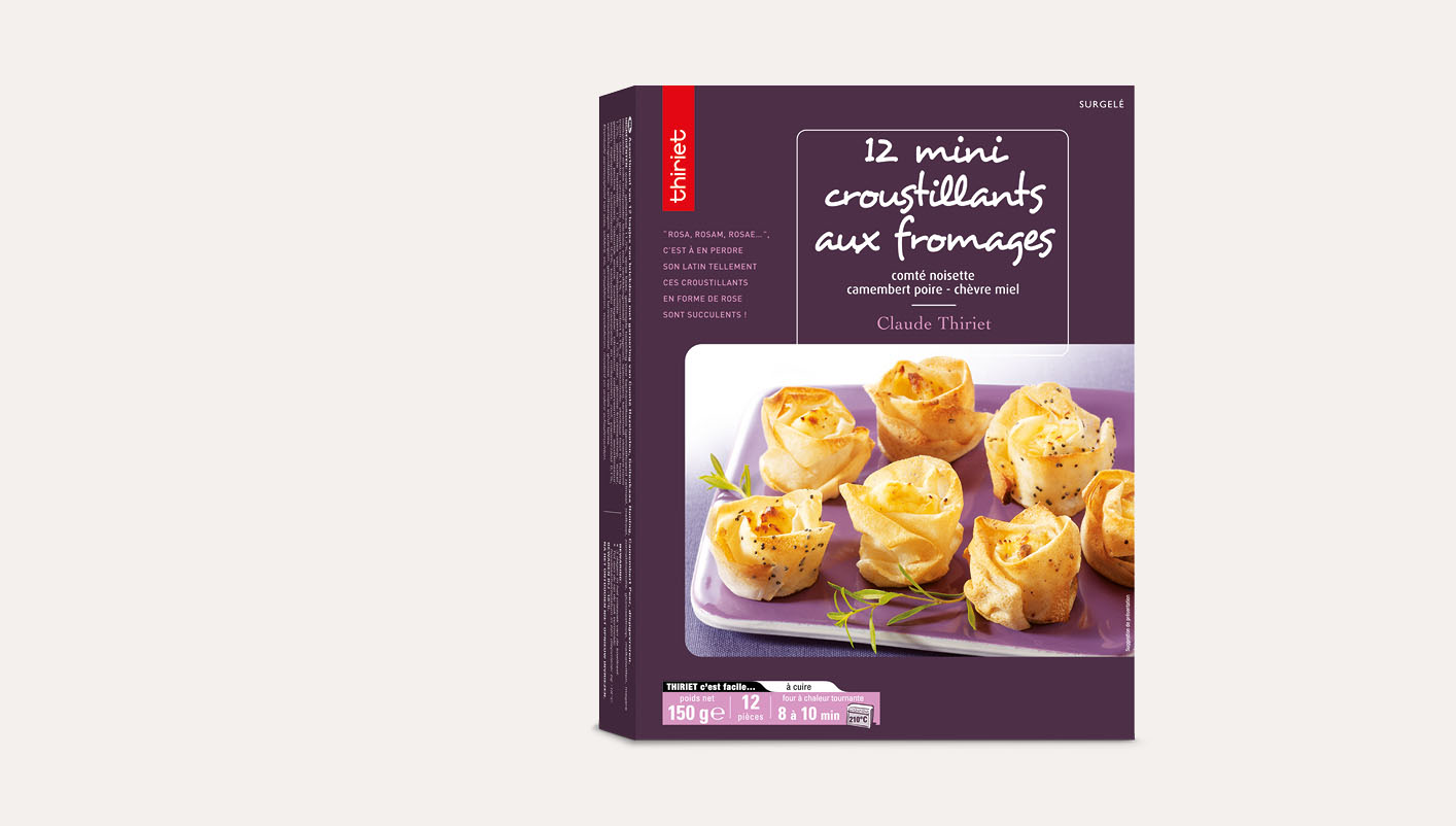 12 Mini croustillants aux fromages