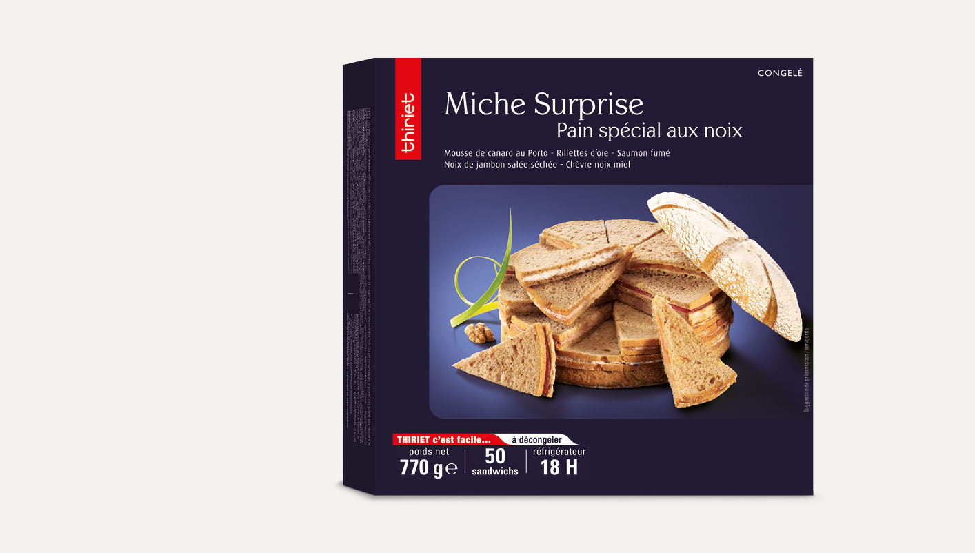 Miche surprise pain spécial aux noix