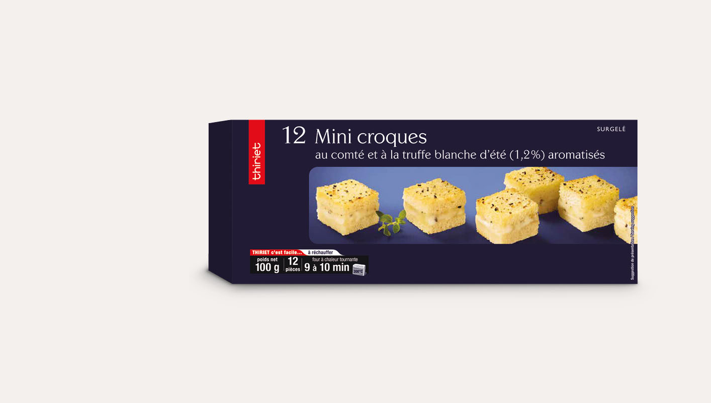 12 Mini croques au comté et truffe blanche d'été