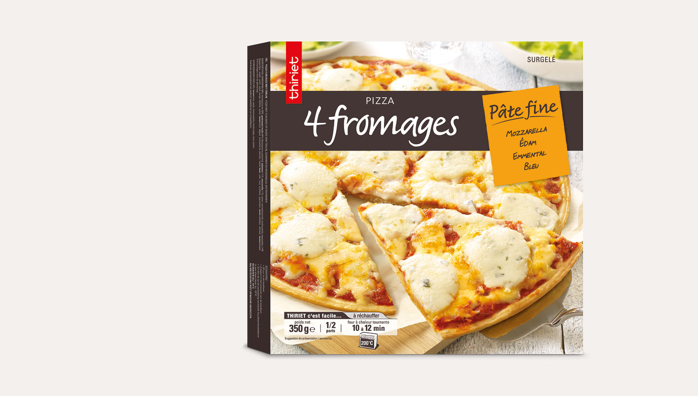 Pizza cuite sur pierre Lot de 2 boîtes au choix