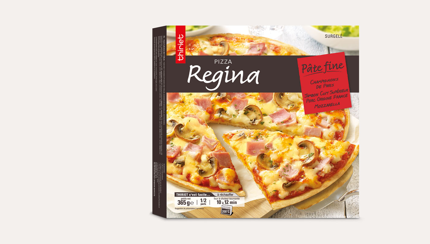 Pizza pâte fine Regina