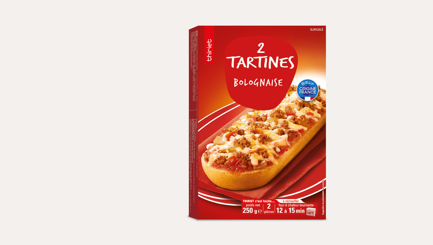 2 Tartines bolognaise
