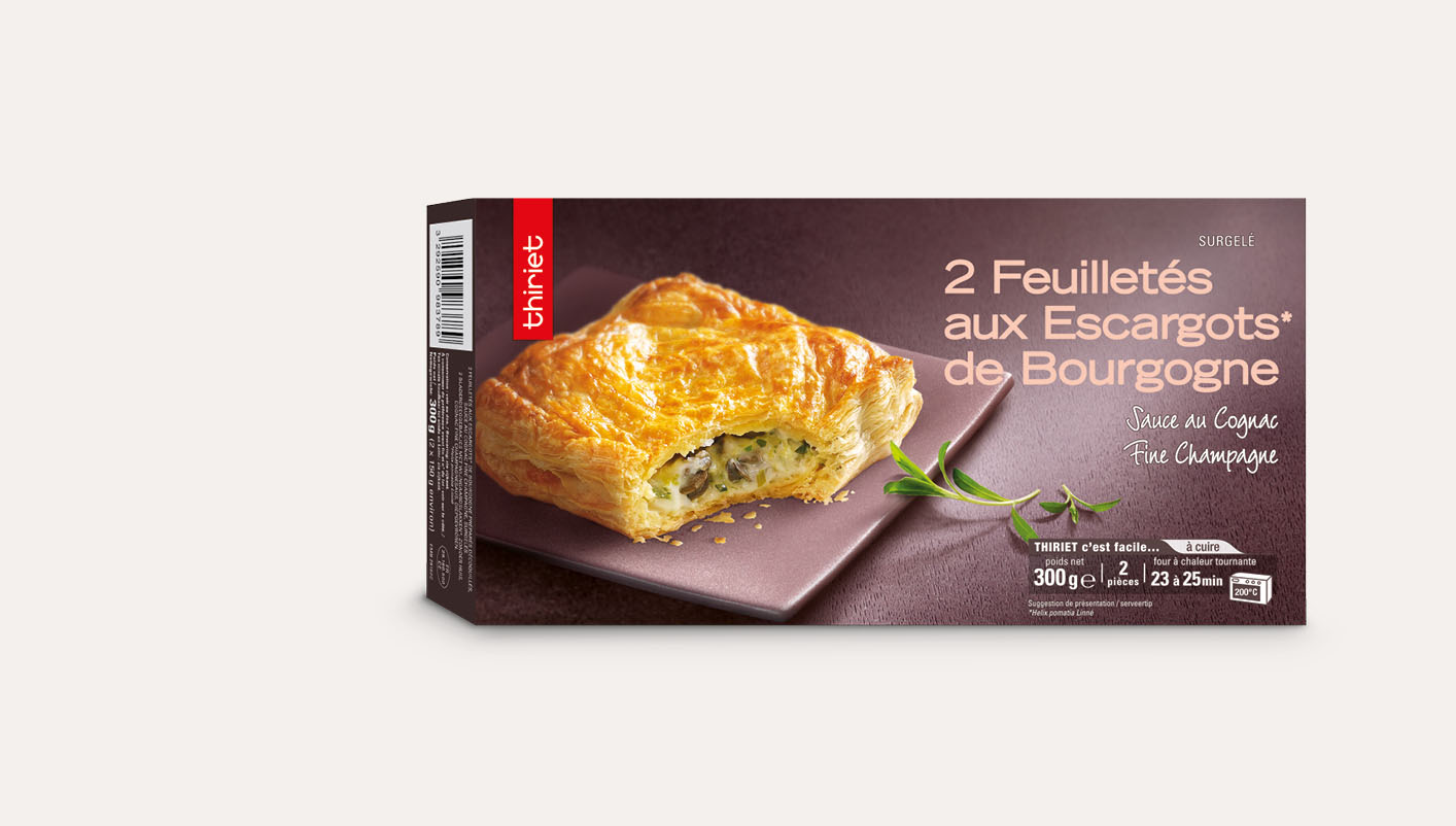 2 Feuilletés aux escargots de Bourgogne