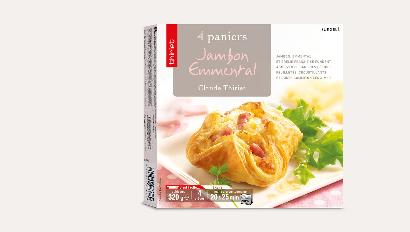 4 Paniers jambon/emmental