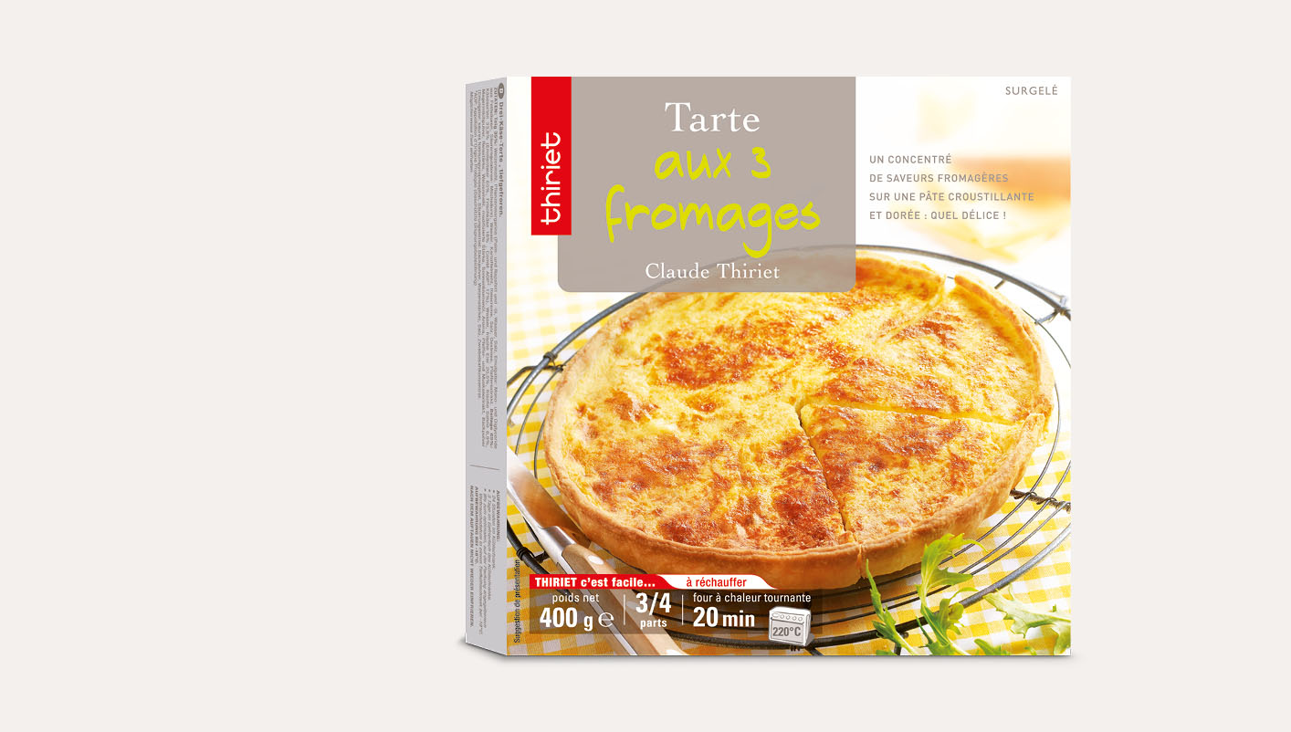 Tarte aux 3 fromages