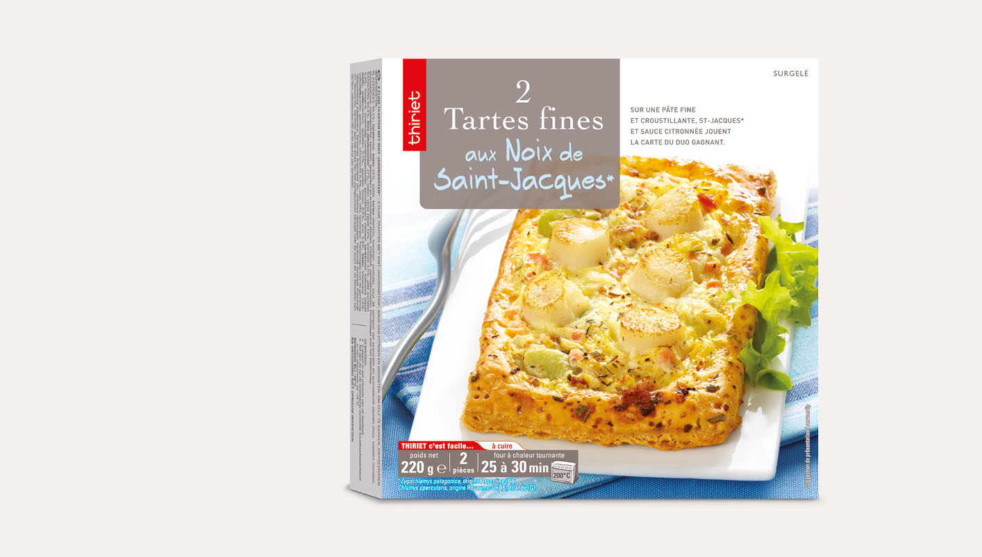 2 Tartes fines St-Jacques