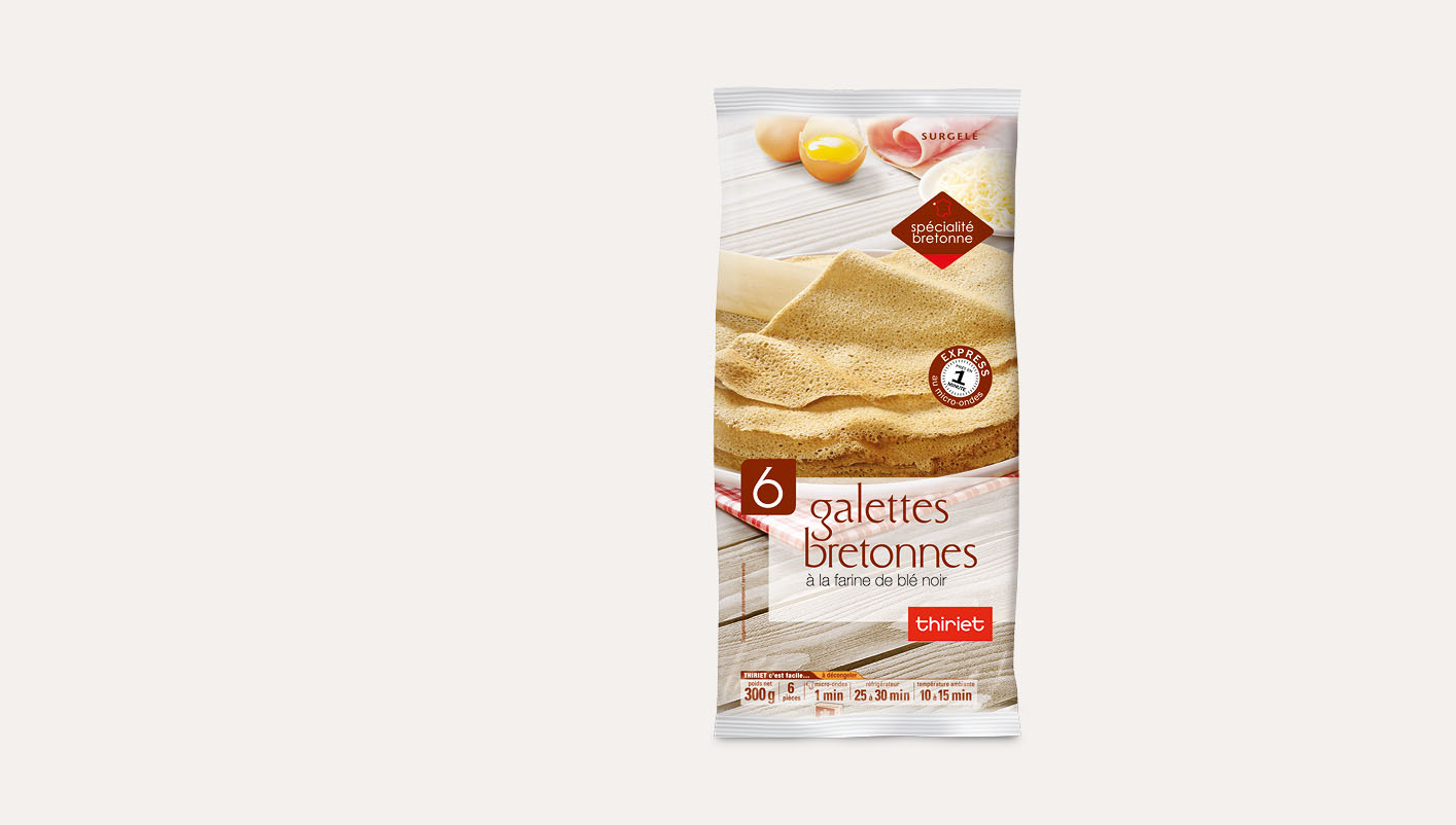 6 Galettes bretonnes de blé noir