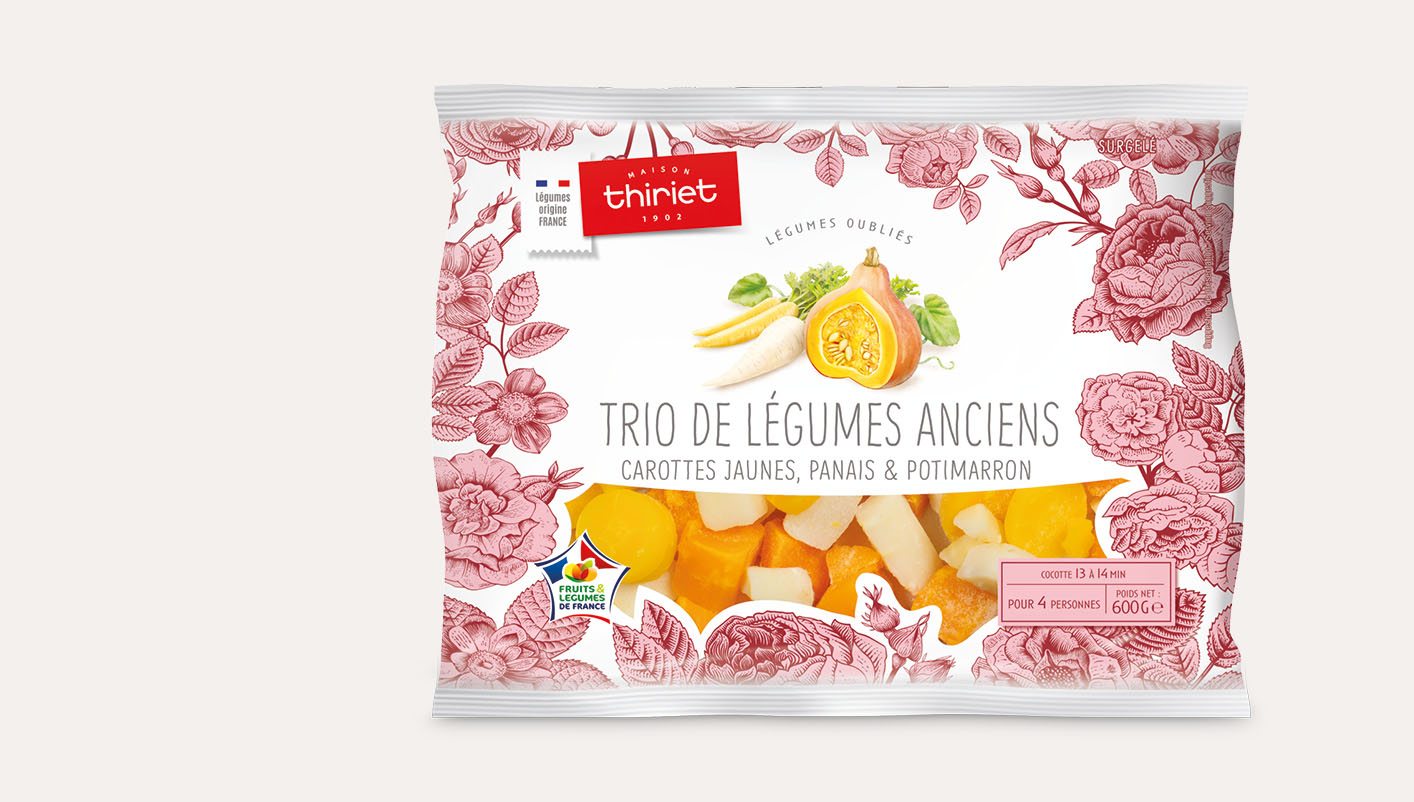 Trio de légumes anciens origine France