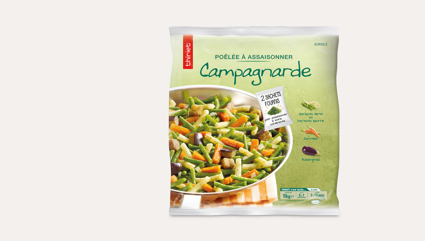 Poêlées à assaisonner Lot de 2 sachets au choix