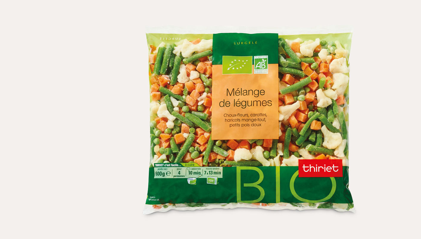 Mélange de légumes biologiques