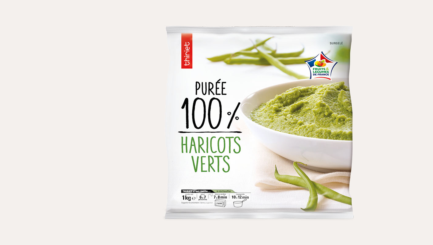 Purée de haricots verts