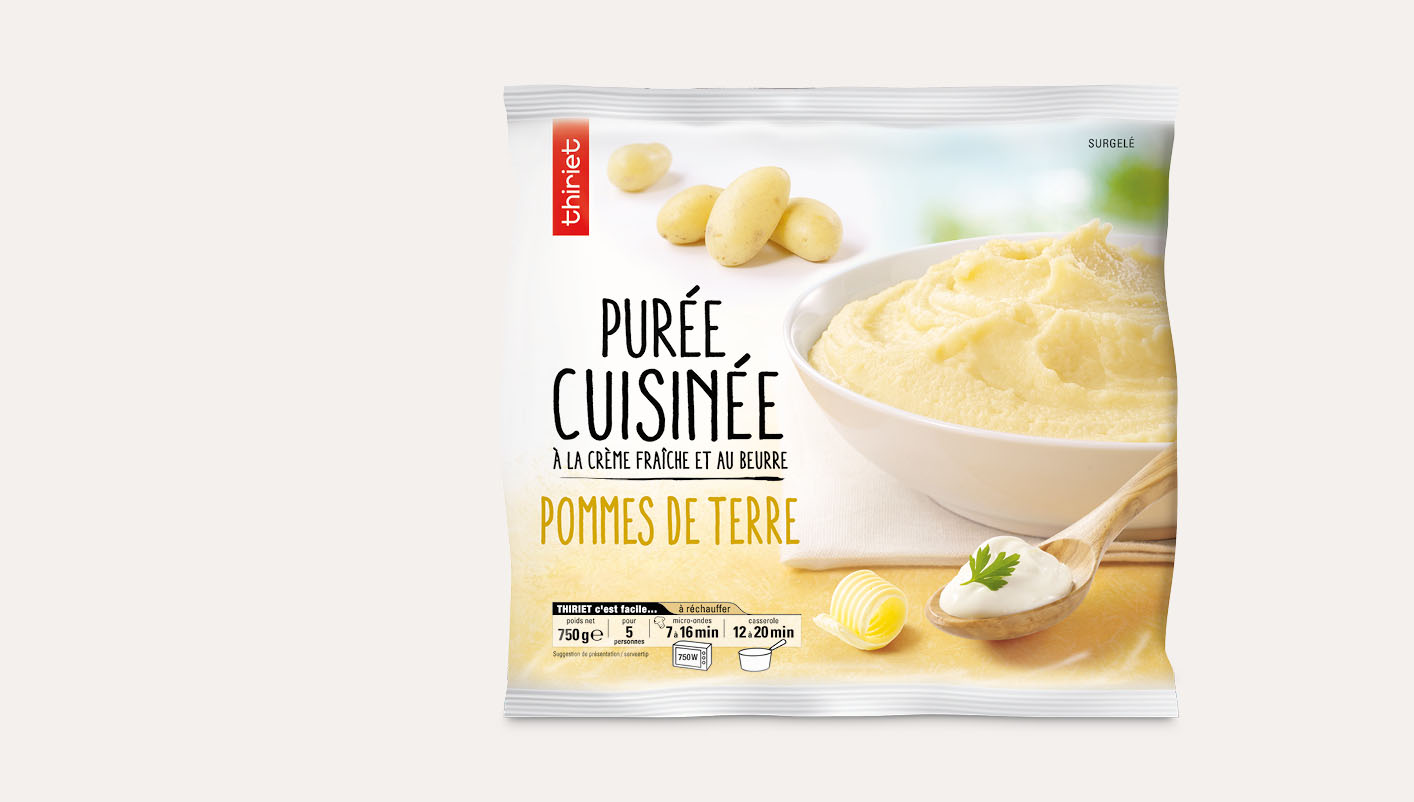 Purée de pommes de terre cuisinée